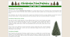 Desktop Screenshot of christmastreefactory.com